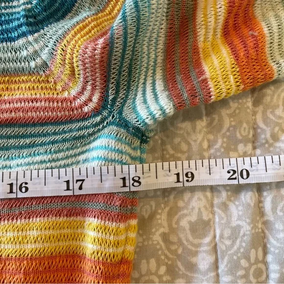 Anthropologie Sparrow Rainbow Striped Sweater aso Taylor swift